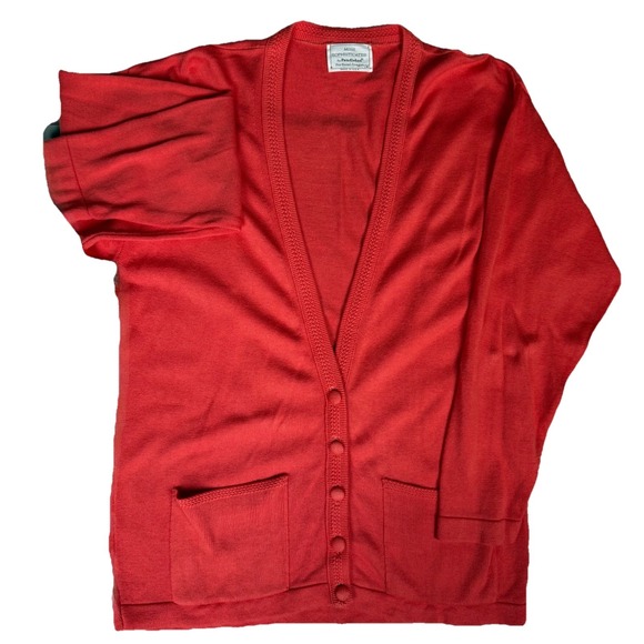 Miss Soohisticates By Pendleton Sweaters - Vintage Miss Sophisticates Pendleton Knit Cardigan Woman's Medium Coral USA Made